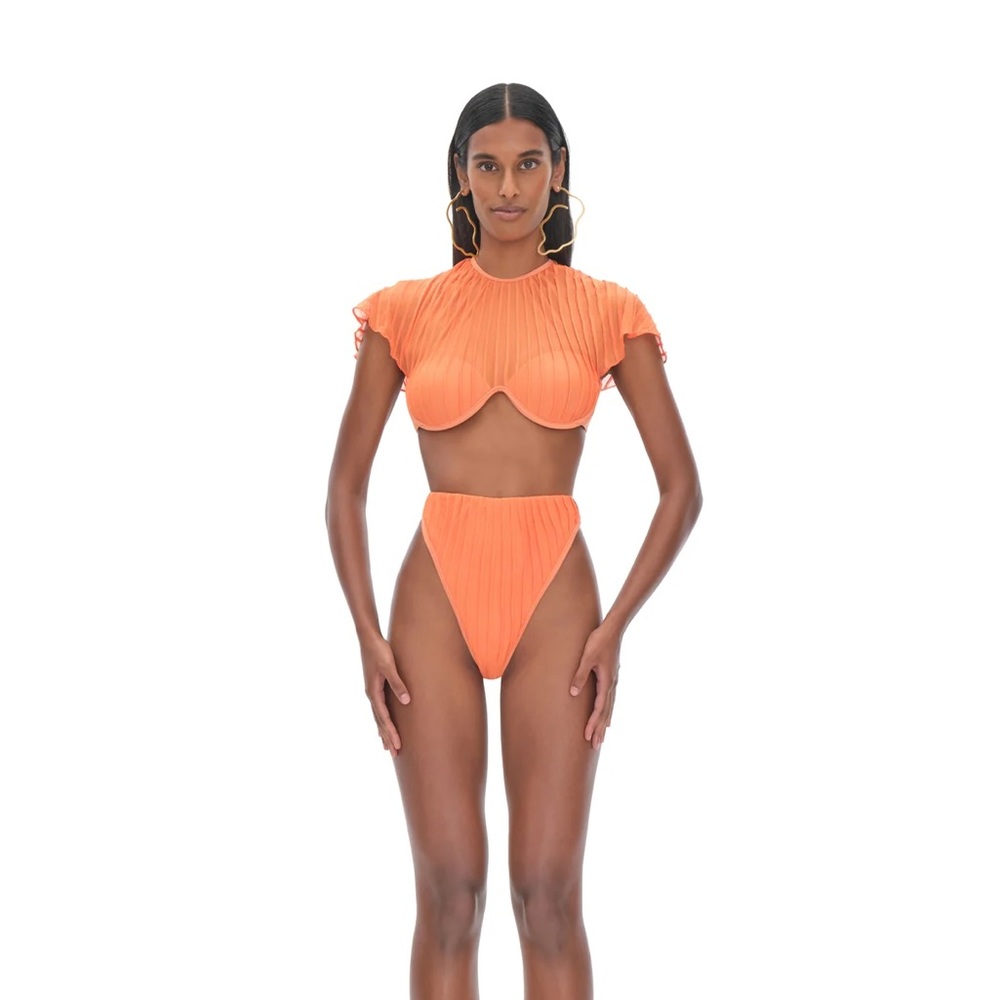 Andrea Iyamah Gara Peach Highrise Bikini
